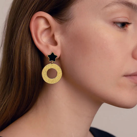 Star Top Stud Earrings