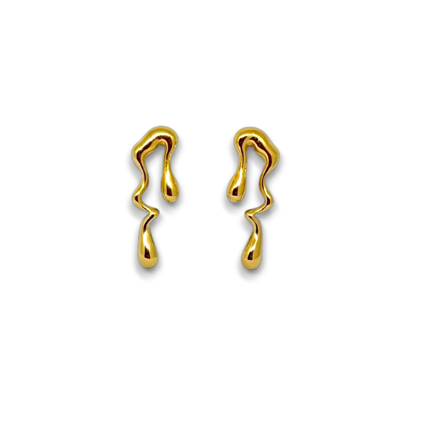 Golden Stud Earrings
