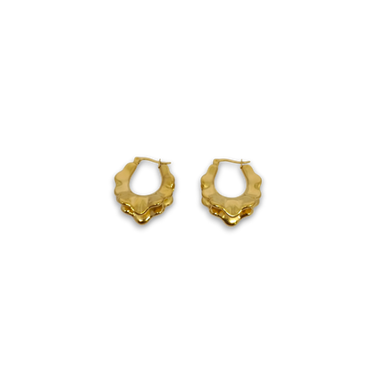 Golden Hoop Earrings