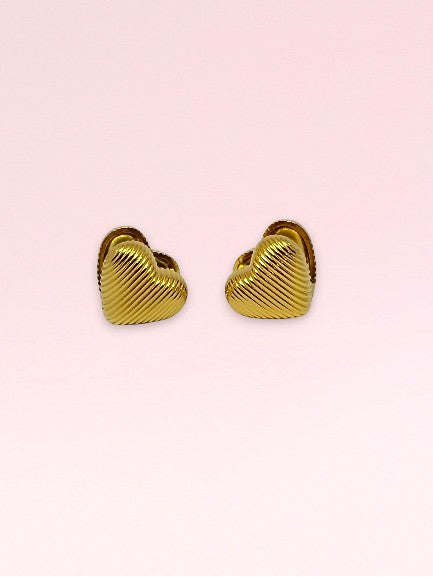 Golden English Lock Earrings