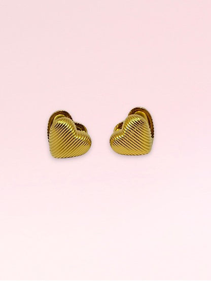 Golden English Lock Earrings