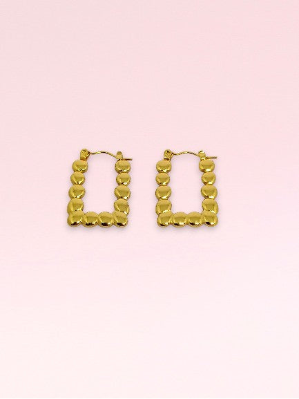 Golden Hoop Earrings