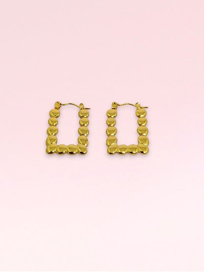 Golden Hoop Earrings