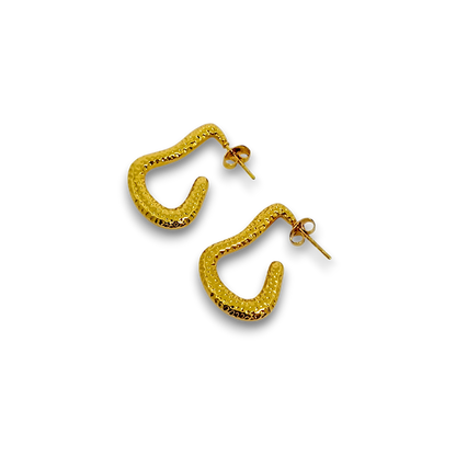 Trendy Half Hoop Earrings