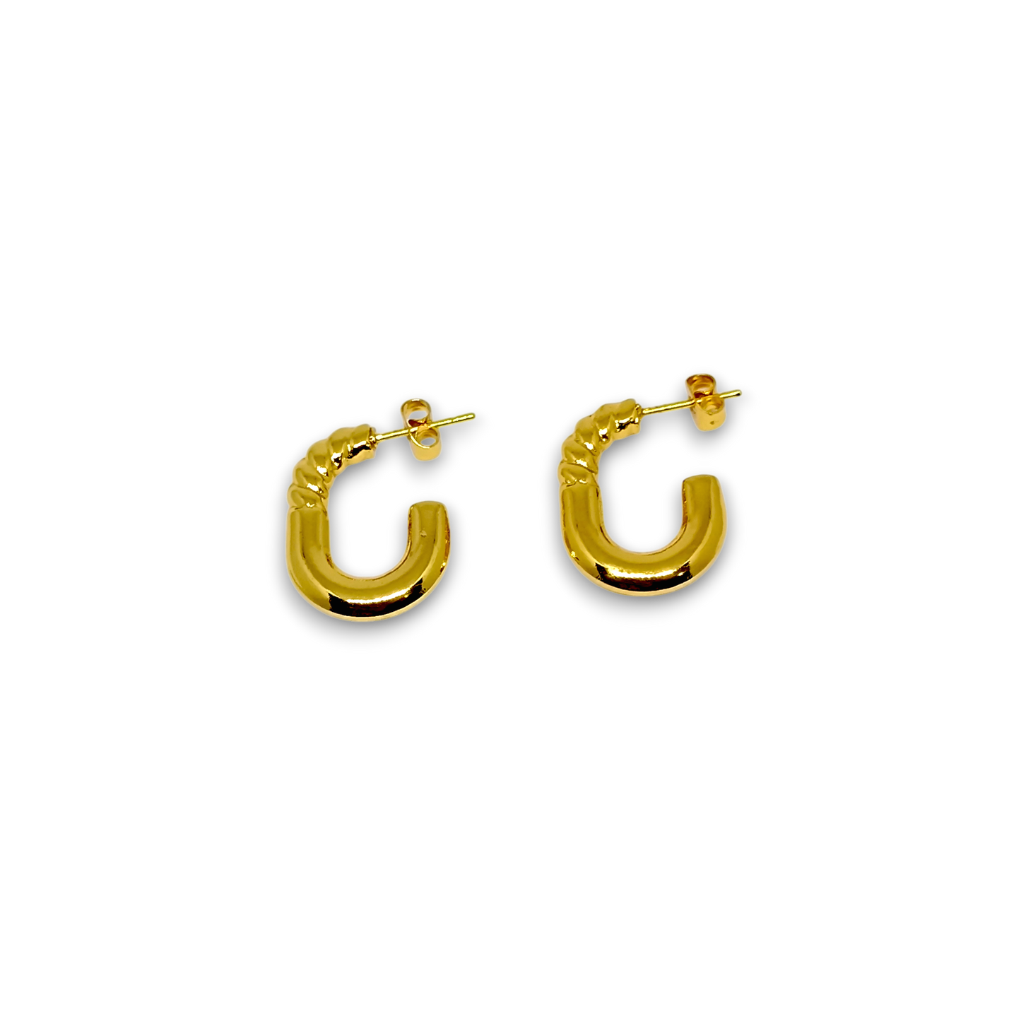 Trendy Half Hoop Earrings