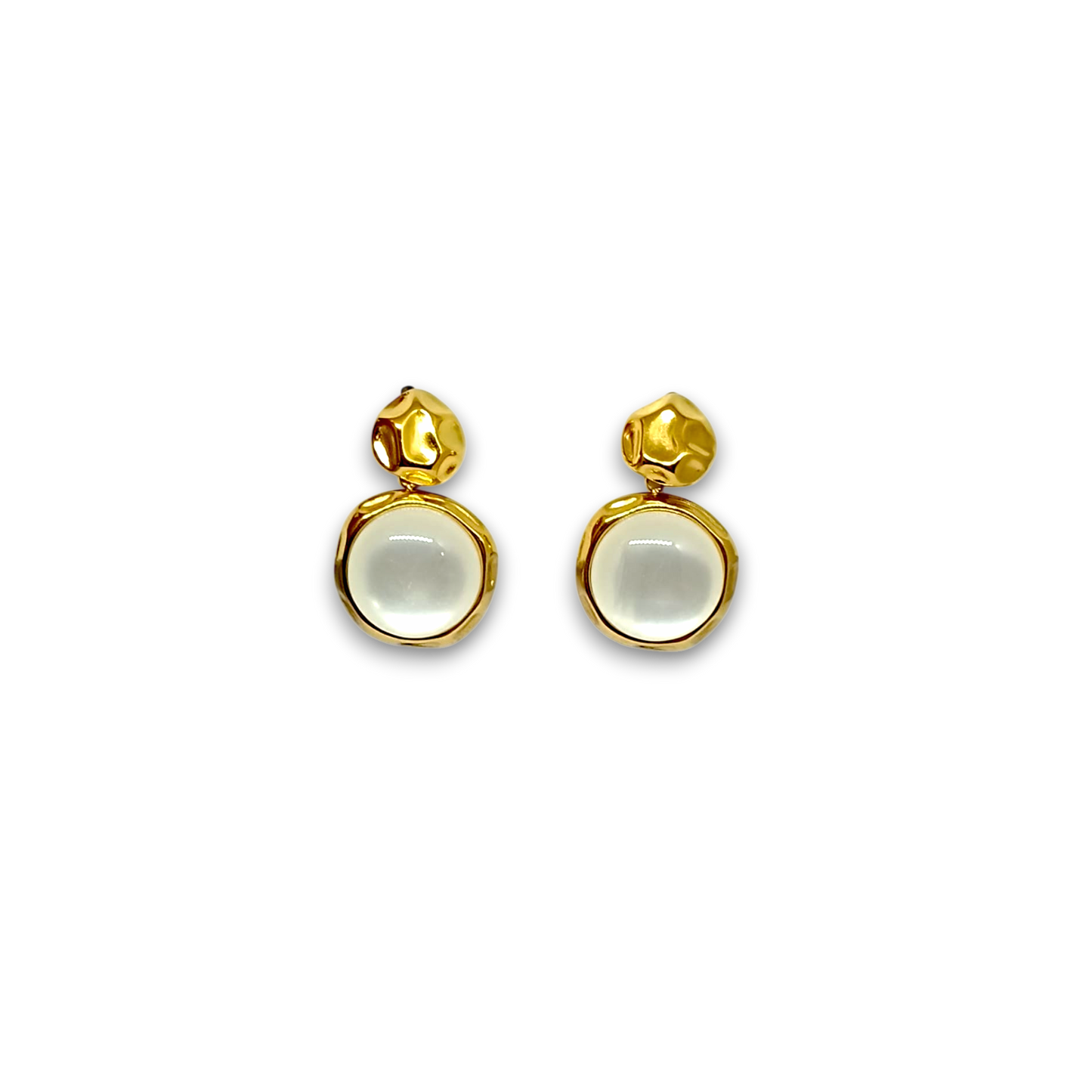 Golden Stud Earrings