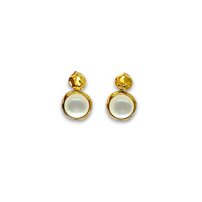 Golden Stud Earrings