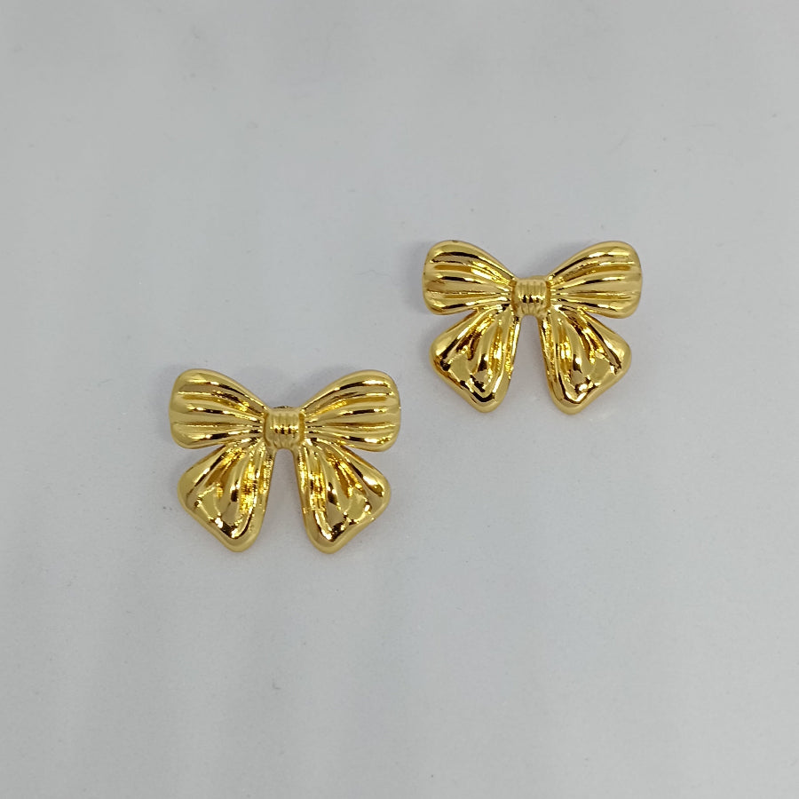 Bow Shaped Stud Earrings