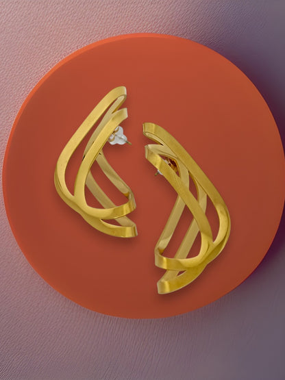 Spiral Stud Earrings