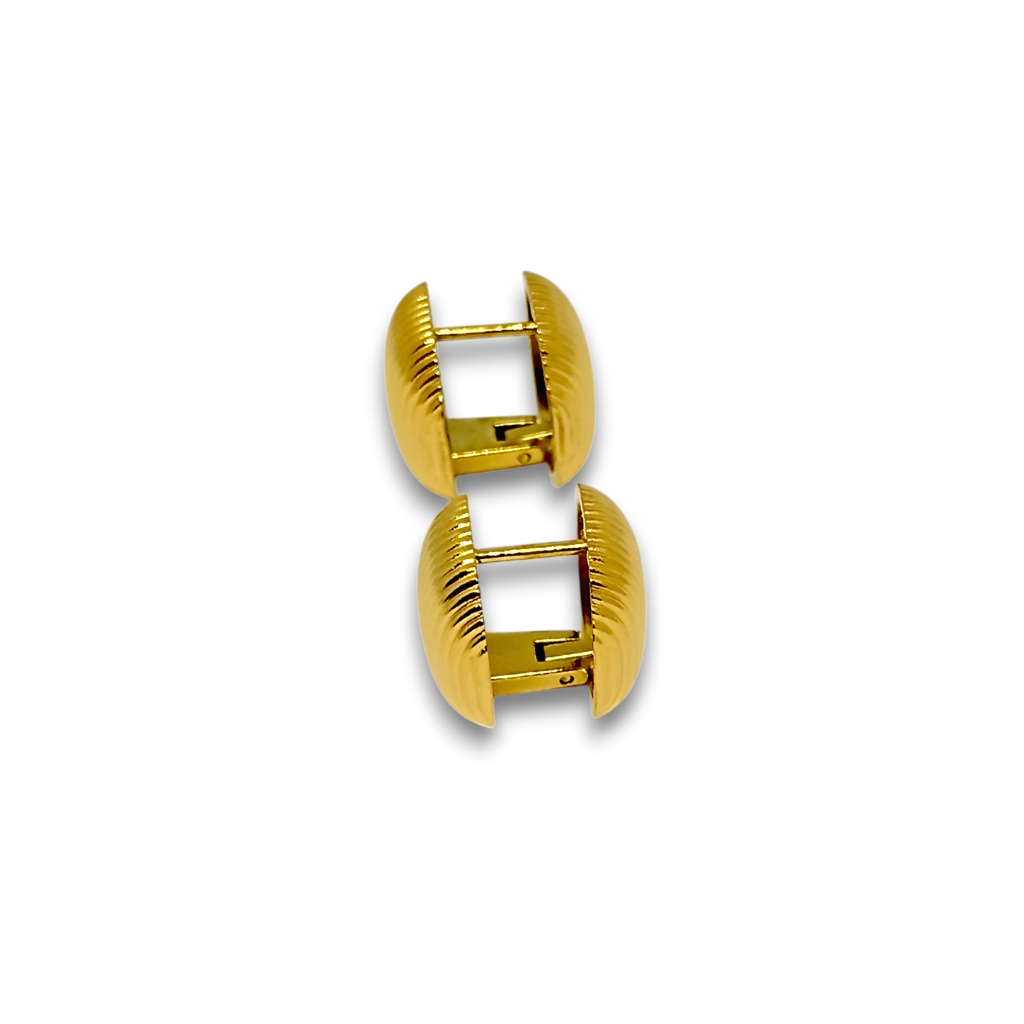 Golden English Lock Earrings