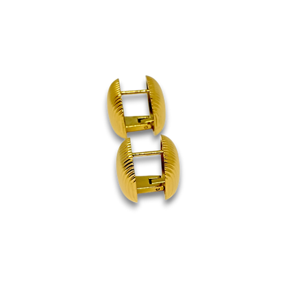 Golden English Lock Earrings