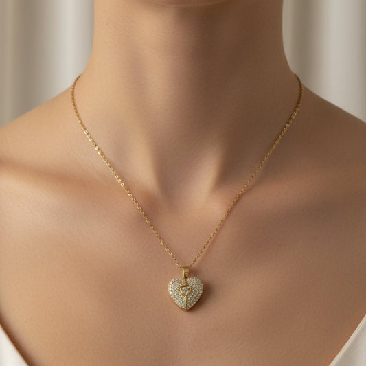 Heart Shaped Pendent Necklace