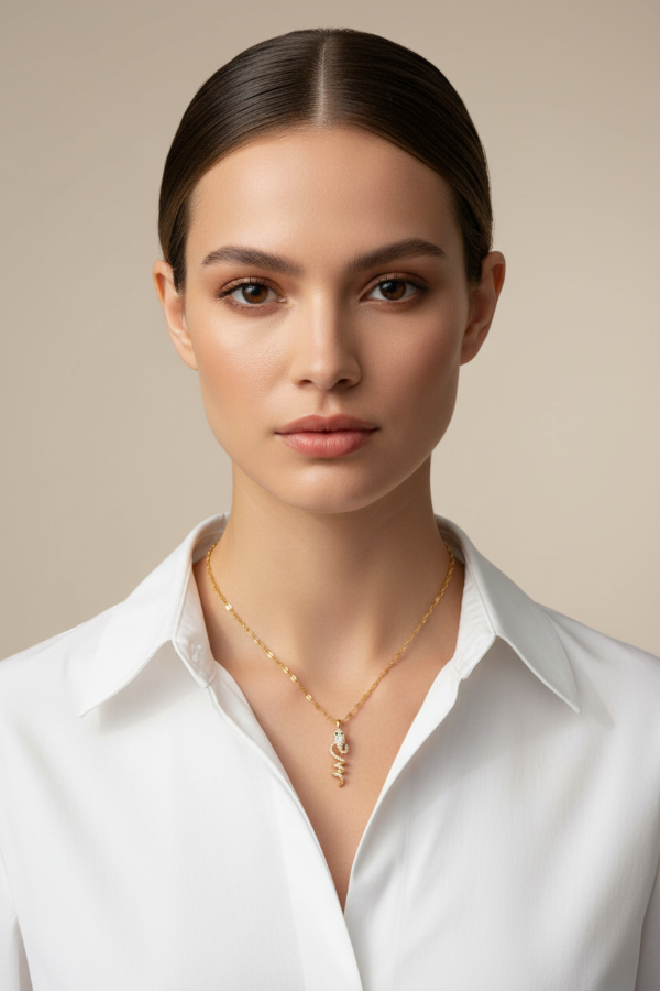 Snake Pendant Necklace