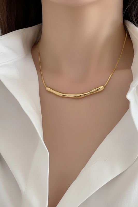 Wave Bar Necklace