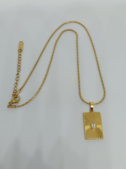 Square pendent Necklace